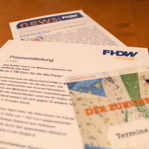 Öffentlichkeitsarbeit für die FHDW Campus Mettmann